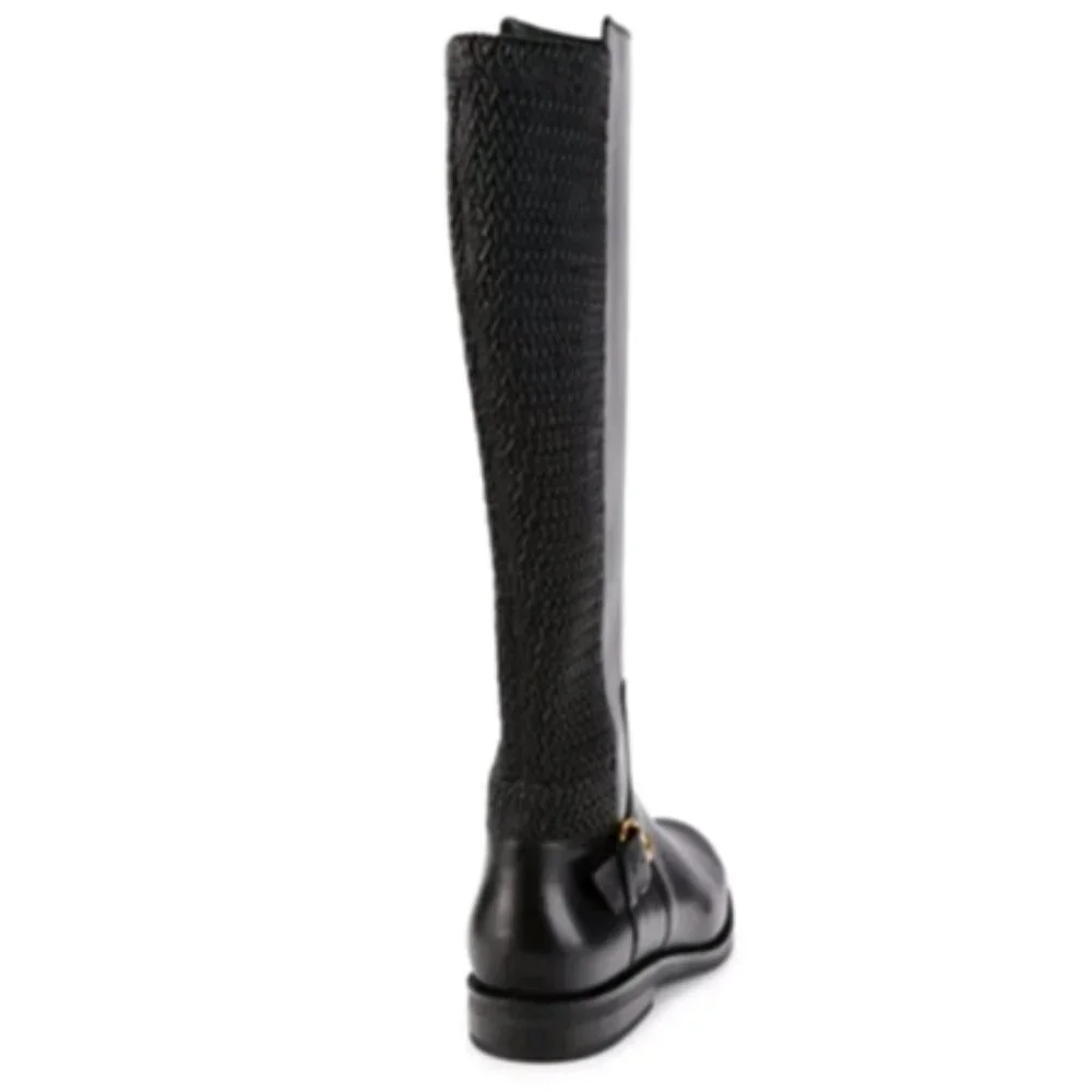 Cole Haan Women's Clover Stretch Side-Buckle Riding Boots - NIB